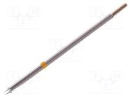 Tip; chisel; 1.8mm; 350÷398°C; for soldering station; TMT-9000S-2 THERMALTRONICS