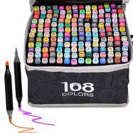 Extralink | Alcohol marker set | 168 colors, dual tips, EXTRALINK