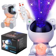 Night Light, Projector, Glowing Moon Extralink Home Star Projector with Moon, for Kids, Astronaut, EXTRALINK