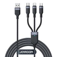 Cable USB Multi-Use Joyroom S-1T3018A18 3w1 / 3,5A / 1,2m  (black), Joyroom