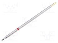 Tip; chisel; 2.5mm; 420÷475°C; for soldering station; TMT-9000S-2 THERMALTRONICS