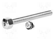 Pin; M12; Plunger mat: steel; Plating: zinc; Thread len: 100mm FATH