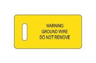 SAFETY SIGN, PE, 69.85MM W X 35.05MM H