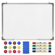 White dry-erase magnetic board 120 x 90 cm + accessories, EXTRALINK
