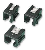 CONNECTOR, RJ25, JACK, 1PORT, 6P6C