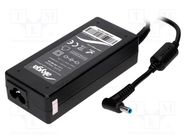 Power supply: switching; 19.5VDC; 3.33A; Out: 4,5/3,0; 65W; desktop AKYGA