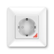 EXTRALINK SMART LIFE WALL SOCKET OUTLET 230V + SINGLE FRAME, WIFI , WHITE, EXTRALINK