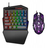 Extralink Gaming Set TF900 2in1 | Keypad + mouse set | LED backlight, EXTRALINK