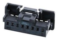 WTB HOUSING, RCPT, 8POS, 1ROW, 2MM, BLK