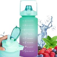 Extralink | Motivational Bottle | water bottle, 2000ml, green-purple, BUT-190, EXTRALINK