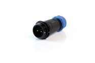 CIRCULAR CONNECTOR, 2POS, RCPT, SCREW