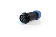 CIRCULAR CONNECTOR, 5POS, RCPT, SOLDER
