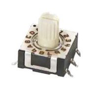 ROTARY CODED SW, 10POS, BCD, 0.1A/5V/SMD