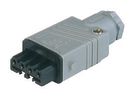 RECTNGLR PWR CONNECTOR, RCPT, 4P, CABLE