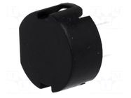 Switch: keypad; Pos: 2; SPST-NO; 0.01A/35VDC; black; THT; 1.3N; round HIGHLY ELECTRIC