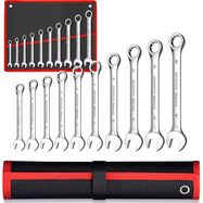 Extralink Flat and Ring Wrench Set, 10 pcs, Flat and Ring Wrenches Case 8-24 mm, EXTRALINK