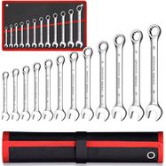 Extralink Combination Wrench Set, 12 pcs, Flat and Ring Spanners Case 8-24 mm, EXTRALINK