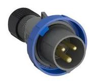 MAINS PLUG, 2P+E, 16A, 250V, CABLE MOUNT