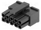 Plug; wire-board; female; MF30; 3mm; PIN: 10; w/o contacts Amphenol Communications Solutions