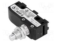 Microswitch SNAP ACTION; 6A/250VAC; 5A/24VDC; with pin; SPDT PIZZATO ELETTRICA