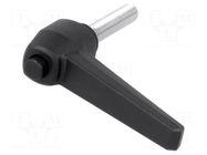 Lever; adjustable; Thread len: 40mm; Lever length: 73mm ELESA+GANTER