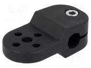 Holder; polyamide; Mount.hole diam: 6.2mm; D: 10mm; S: 8mm ELESA+GANTER