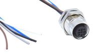 SENSOR CORD, M12 RCPT-FREE END, 304.8MM