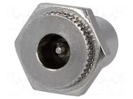 Connector: DC supply; socket; male; straight; for panel mounting NINIGI