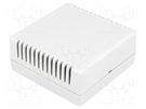 Enclosure: for alarms; X: 85mm; Y: 85mm; Z: 35.5mm; ABS; ivory SUPERTRONIC