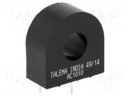 Current transformer; AC; Iin: 10A; 100Ω; 10mVA; C: 15.24mm; D: 7.62mm TALEMA