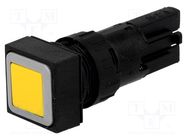 Switch: push-button; 16mm; Stabl.pos: 1; yellow; Pos: 2; -25÷70°C EATON ELECTRIC