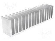 Heatsink: extruded; grilled; L: 40mm; W: 190.5mm; H: 50mm; aluminium STONECOLD