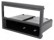 Radio frame; Mazda; 1 DIN; black ACV
