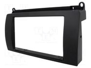 Radio frame; Rover; 2 DIN; black 4CARMEDIA