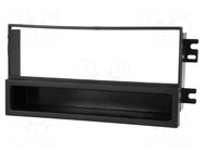 Radio frame; Kia; 1 DIN; black ACV