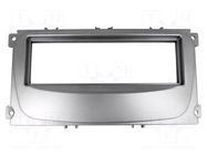 Radio frame; Ford; 1 DIN; silver ACV