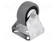 Transport wheel; Ø: 60mm; W: 24mm; H: 83mm; rigid; 500N; RE.C7 ELESA+GANTER