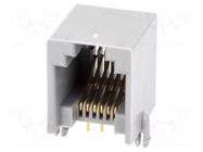 Connector: RJ12; socket; PIN: 6; Contacts: phosphor bronze; 6p6c NINIGI