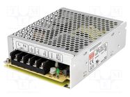 Power supply: switching; for building in,modular; 75W; 12VDC; 6A MEAN WELL