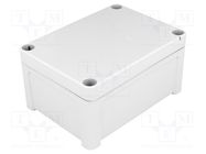 Enclosure: multipurpose; X: 95mm; Y: 130mm; Z: 65mm; TEMPO; ABS; grey FIBOX