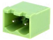 Pluggable terminal block; Contacts ph: 5mm; ways: 2; straight XINYA