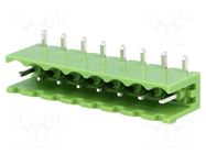 Pluggable terminal block; Contacts ph: 5.08mm; ways: 8; socket XINYA