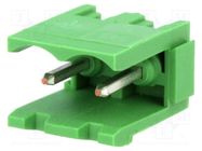 Pluggable terminal block; Contacts ph: 5.08mm; ways: 2; straight 