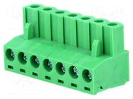 Connector: pluggable terminal block; plug; female; 15A; 300V; 1x7 NINIGI