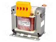 Transformer: mains; 60VA; 230VAC; 24V; Leads: terminal block; IP00 INDEL