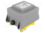 Transformer: encapsulated; 70VA; 230VAC; 24V; 2.91A; IP00; A: 80.6mm INDEL