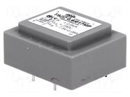 Transformer: encapsulated; 0.6VA; 230VAC; 7.5V; 80mA; PCB; IP00 INDEL