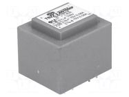 Transformer: encapsulated; 2.4VA; 230VAC; 15V; 15V; 80mA; 80mA; PCB INDEL