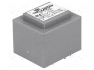 Transformer: encapsulated; 2.4VA; 230VAC; 15V; 15V; 80mA; 80mA; PCB INDEL