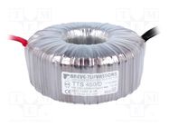 Transformer: toroidal; 450VA; 230VAC; 110V; 4.09A; Leads: cables BREVE TUFVASSONS